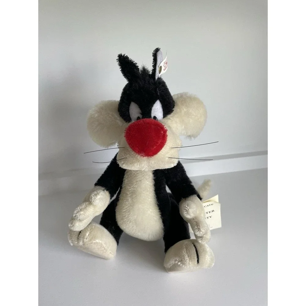 Steiff Sylvester Looney Tunes LE 2500 plush stuffed animal 1998 Made in Germany - Picture 2 of 14